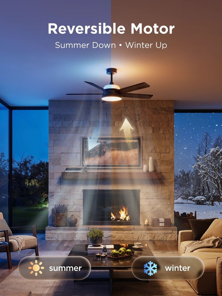 Ventilador de teto Govee com luzes