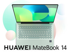 O MateBook 14 HarmonyOS Edition tem um layout de teclado incomum.