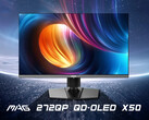 O MAG 272QP X50 é o segundo monitor para jogos QD-OLED da MSI com uma taxa de atualização de 500 Hz. (Fonte da imagem: MSI via ITHome)