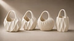 As bolsas impressas em 3D também são adequadas simplesmente como objetos decorativos? Provavelmente.