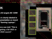 A nova APU para jogos da Nvidia pode ser lançada no próximo ano. Uma suposta foto e uma visão geral dos recursos. (Fonte da imagem: Moore's Law is Dead no YouTube)
