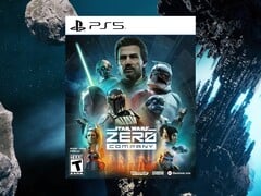Imagem da caixa do jogo “Star Wars Zero Company” para PS5 exibida