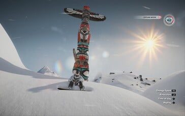 Na imagem: uma captura de tela do jogo Steep.