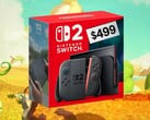 O preço do Nintendo Switch 2 é de US$ 499