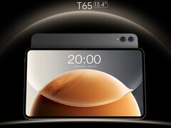 O T65 2026 é um tablet abaixo de US$ 200. Na foto: uma imagem promocional do tablet. (Fonte da imagem: Teclast)