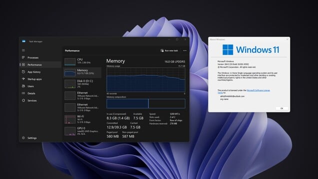 O Windows 11 poderá usar menos RAM após a atualização 26H2.