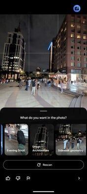 Camera Coach: Detecção de cena baseada em IA