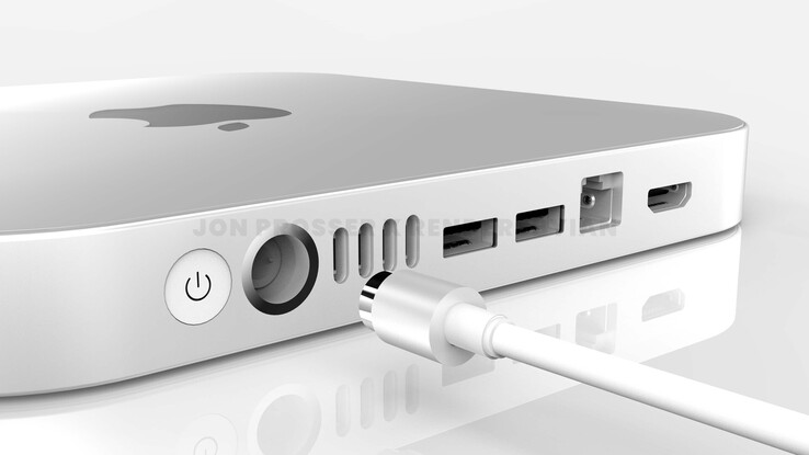 Acredita-se que o próximo Mac mini tenha mais portas do que o modelo atual. (Fonte da imagem: Jon Prosser &amp; Ian Zelbo)