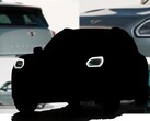 Supostas imagens do novo Mini Countryman EV vazaram na internet mais uma vez, revelando um pouco da abordagem do design do novo veículo. (Fonte da imagem: cochespias1 no Instagram / Mini - editado)