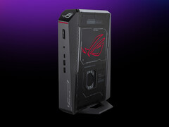 A configuração com Intel Core Ultra 9 275HX e GPU para laptop RTX 5080 custa US$ 2.840. Na foto: o mini PC. (Fonte da imagem: Asus)