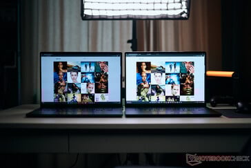 Asus ROG Zephyrus G16 (esquerda) vs. ProArt P16 (direita)