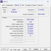 Memória CPU-Z