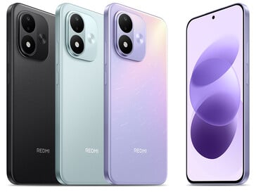 Opções de cores do Redmi Note 17