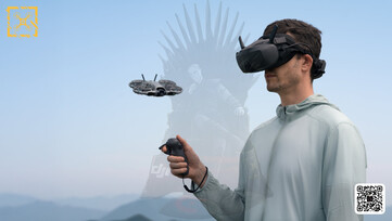 O DJI Neo 2 sendo pilotado com um par de DJI Goggles N3. (Fonte da imagem: via Igor Bogdanov)