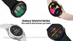 A série Galaxy Watch 4 estará disponível em quatro tamanhos. (Fonte de imagem: WalkingCat)