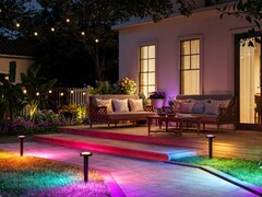 O novo Outdoor Pathway Lights 2 (foto) da Govee será lançado nos EUA em agosto. (Fonte da imagem: Govee)