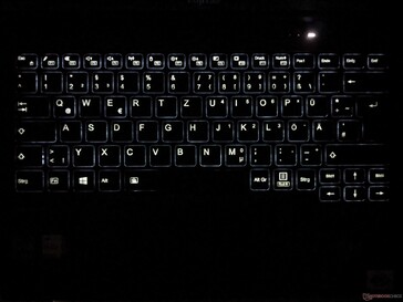 Fujitsu LifeBook U7311 - Retroiluminação do teclado
