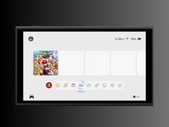 Menu inicial do Nintendo Switch 2 (Nintendo of America, aplicativo Nintendo Today!)
