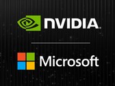 Os logotipos da Nvidia e da Microsoft são mostrados (Fonte da imagem: blog da Nvidia com edições)