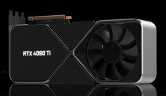 Uma placa gráfica Nvidia de alta qualidade sem nome, utilizando a GPU AD102, apareceu online (imagem através da Lei de Moore está morta)
