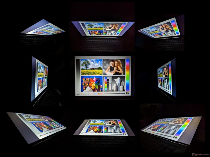 Amplos ângulos de visão IPS permitem cores mais estáveis tanto em orientações de tablets como de laptops