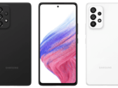 O Galaxy A53 5G em duas de suas quatro cores. (Fonte da imagem: WinFuture)