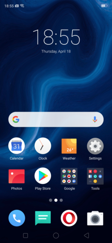 Homescreen