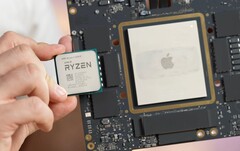 O Apple M1 Ultra ocupa a maior parte do quadro lógico do Mac Studio. (Fonte da imagem: Max Tech)