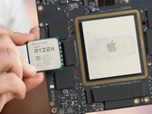 O Apple M1 Ultra ocupa a maior parte do quadro lógico do Mac Studio. (Fonte da imagem: Max Tech)