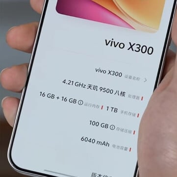 O Vivo X300. (Fonte da imagem: New Evaluation Technology)