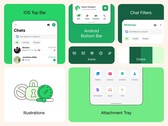 A Meta reformulou o design do WhatsApp em Android e iOS. (Imagem: Meta)