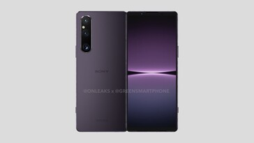 Xperia 1 V (Fonte de imagem: GreenSmartphones/@OnLeaks)