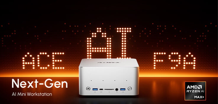 O Acemagic F9A estará disponível com até 192 GB de RAM.