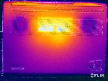 Teste de estresse de temperatura da superfície (parte inferior)