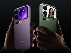 O Xiaomi 17 Pro e o Xiaomi 17 Pro Max se diferenciam da maioria dos smartphones candybar com telas secundárias comparativamente grandes. (Fonte da imagem: Xiaomi)