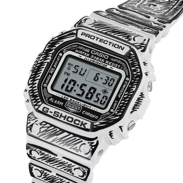 Frente do G-Shock DW-5600JV-7