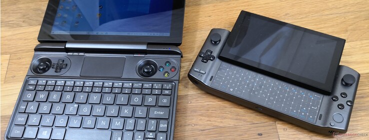 Esquerda: GPD Win Max, Direita: GPD Win 3 Esquerda: GPD Win Max, Direita: GPD Win 3
