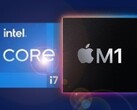 O Apple M1 SoC superou o Intel Core i7-11700K no PassMark. (Fonte da imagem: Intel/Apple - editado)
