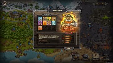 Na imagem: uma captura de tela de uma partida de Kingdom Rush - Tower Defense.
