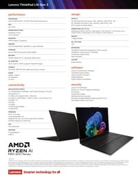 Especificações do Lenovo ThinkPad L16 Gen 3 AMD.