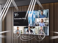 QH115FX: Grande tela mini-LED para profissionais. (Fonte da imagem: Samsung)