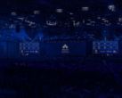 Uma imagem mostrando o palco para um torneio da última postagem de "atualização de negócios" da EVO (fonte da imagem: EVO.gg)