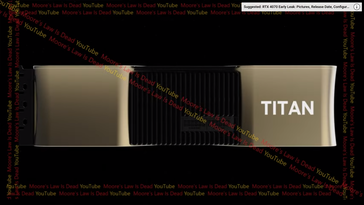 Nvidia Titan Ada render (imagem via Moore's Law is Dead)