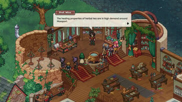 Na foto: uma captura de tela do jogo Witchbrook.
