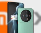 O conceito do Xiaomi 12 Ultra, feito em leque, destaca o grande equipamento principal da câmera. (Fonte de imagem: @HoiIndi/Xiaomi - editado)