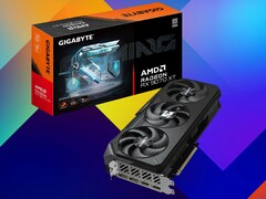 A AMD Radeon RX 9070 XT tem um boost clock de fábrica de até 2.970 MHz. (Fonte da imagem: Gigabyte, Unsplash, editado)