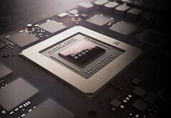 As GPUs Navi 22 serão alegadamente a base dos cartões RX 6000M do navio almirante AMD. (Fonte da imagem: AMD)