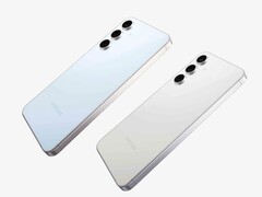 Renderização não oficial do Galaxy S25 FE em duas de suas quatro cores de lançamento. (Fonte da imagem: Nieuwe Mobiel)