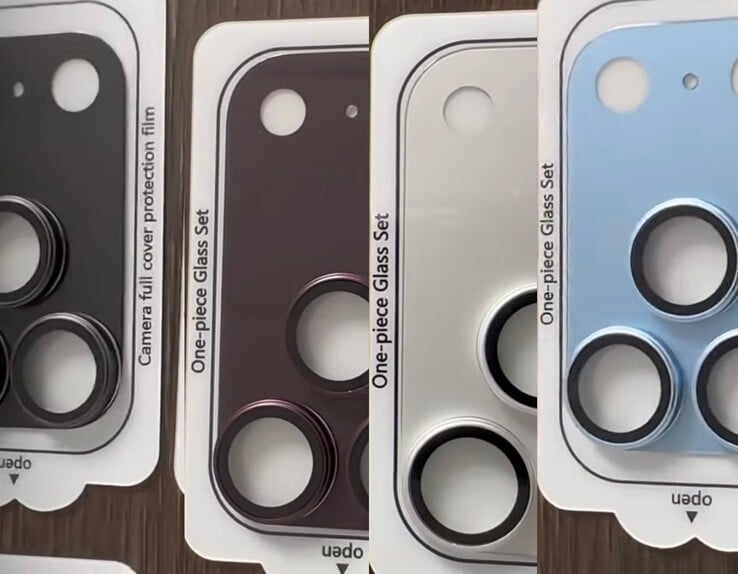 as capas protetoras da câmera do iPhone 18 Pro e do iPhone 18 Pro Max oferecem outra visão das opções de cores que o Apple está usando.