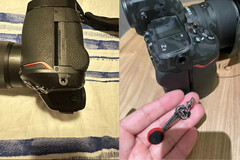 Alguns usuários da Nikon Z8 relataram que as alças da alça da câmera se soltaram dos pontos de montagem. (Fonte da imagem: Facebook - editado)